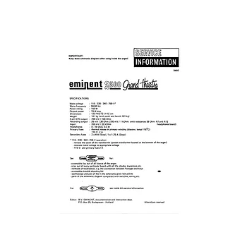EMINENT 2500 GRAND THEATRE